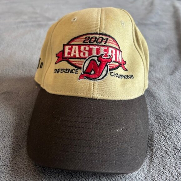 NJ Devils 2001 Eastern Conference Champions Cap - Picture 1 of 7